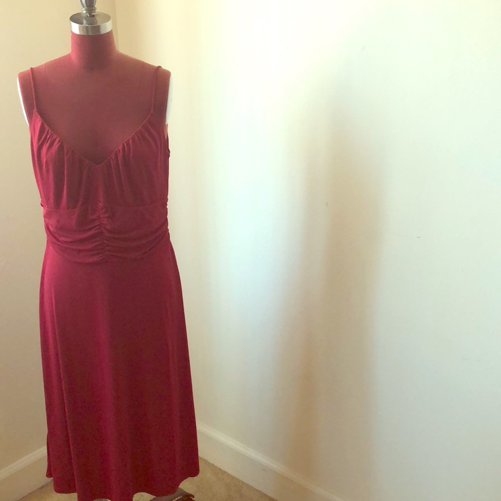 Ann Taylor Loft Red Dress